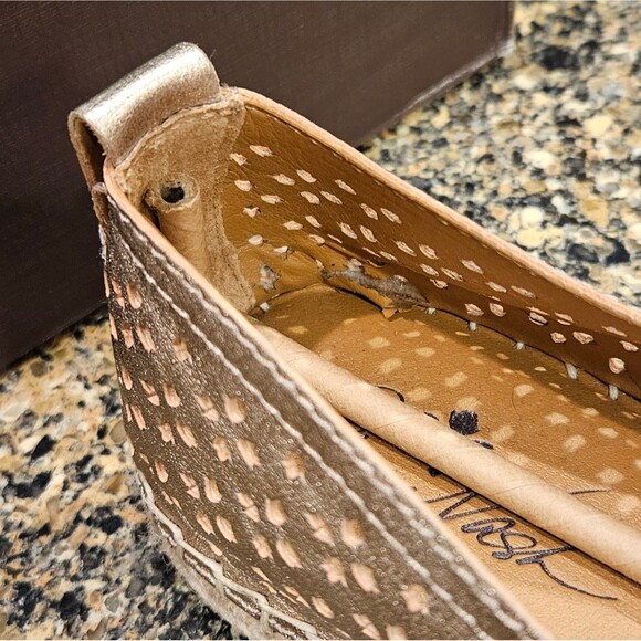 Patricia Nash Elena Espadrille Women's Flats Pale Gold - Size 8 - Picture 8 of 13